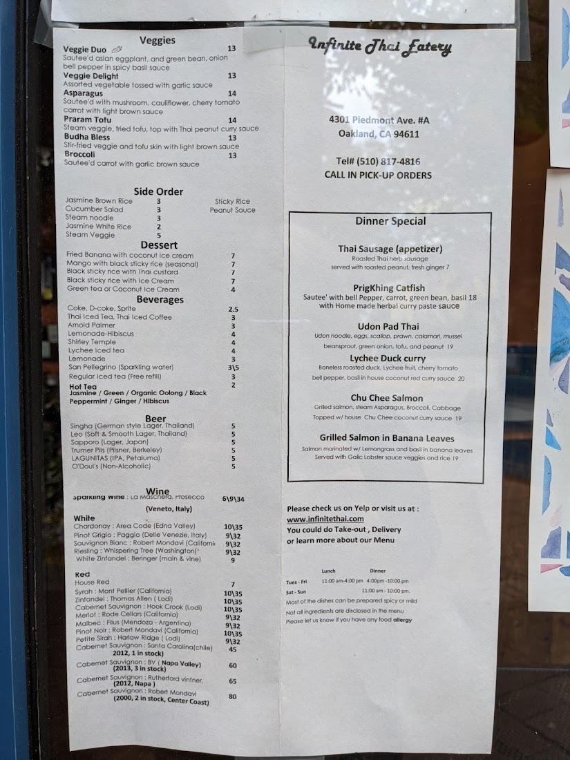 Infinite Thai Eatery