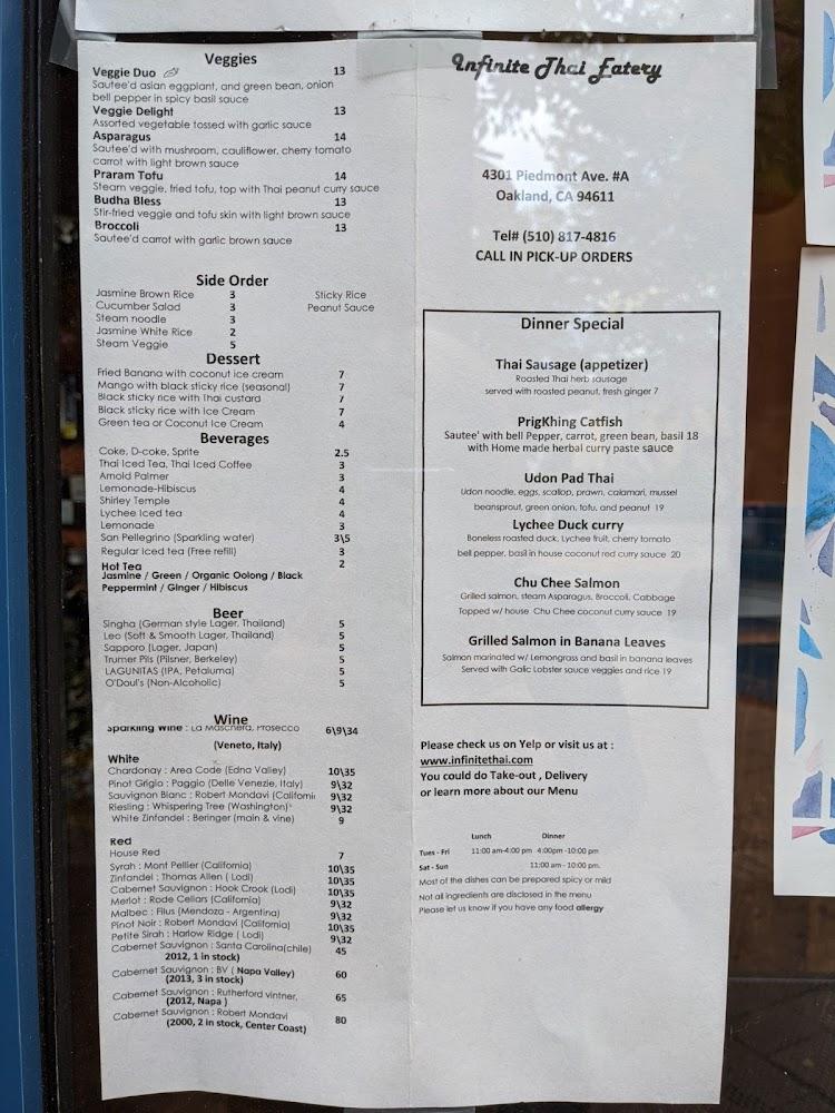 Infinite Thai Eatery Satay